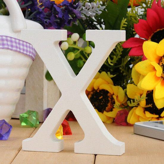 Puntos деревянные английские буквы алфавита символ орнамент свадьба DIY украшение