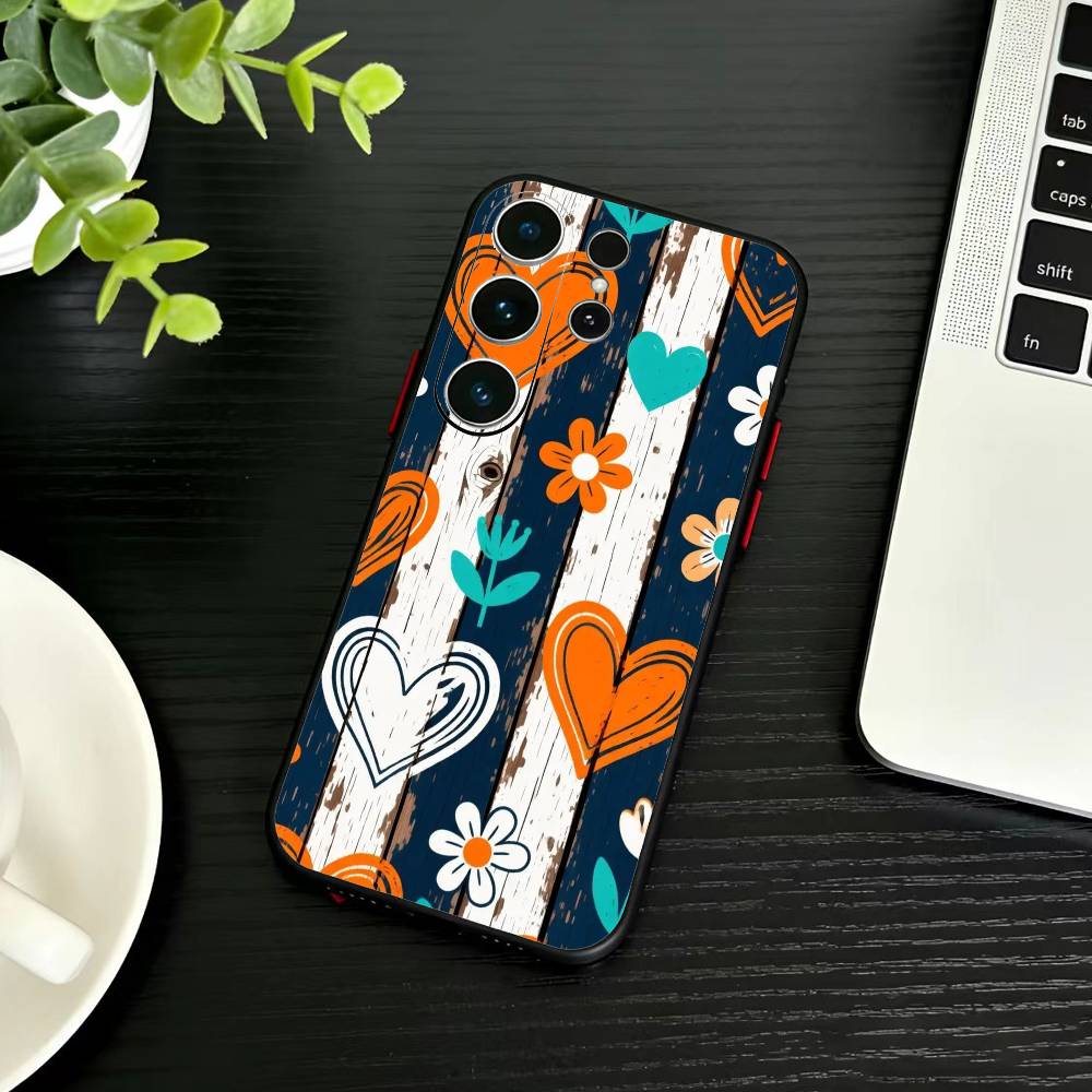 Y2k I-INS Graffiti Phone Case For Samsung S26,S25,S24,S23,S22,S21,S20,S30,Ultra,Plus,Fe,Note,5G Black Cover