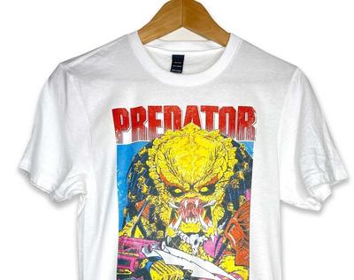 PREDATOR Mens Kids T Shirt - 80s Vintage Movie - Predator Tee