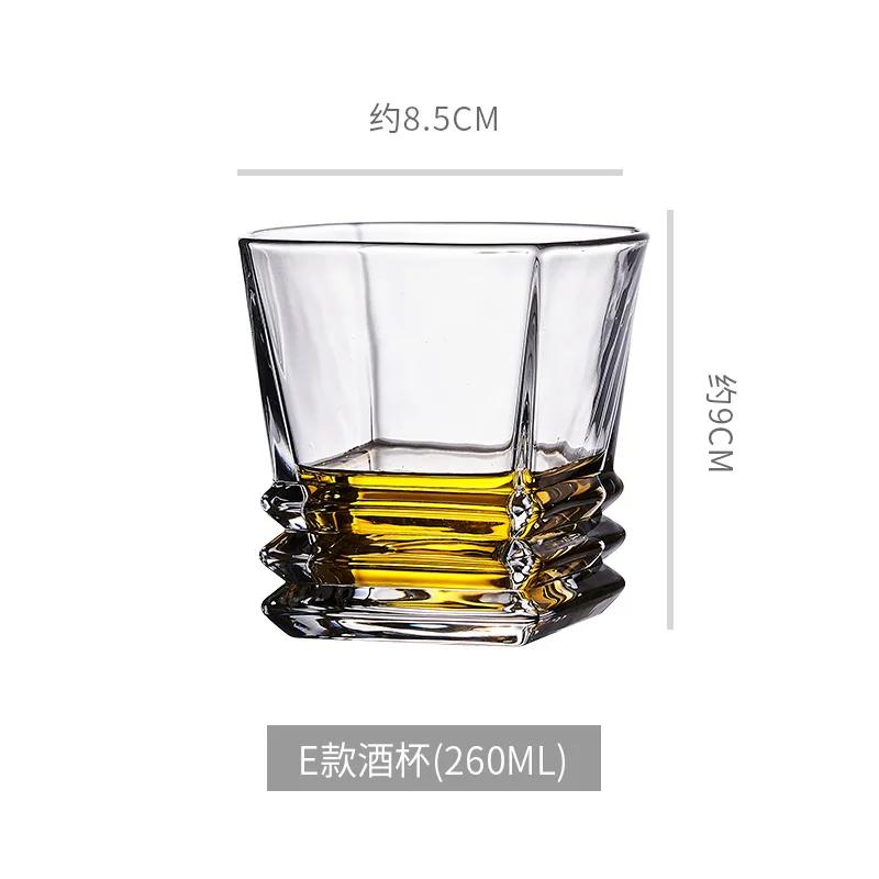 Европейский хрустальный стакан для виски, бокалы для вина, пивные кружки, бытовая кружка для воды, рельефный узор, чашки неправильной формы, бар KTV