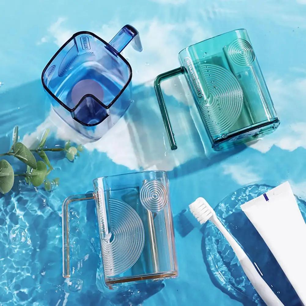 Light Luxury Transparent Mouthwash Cup Household Couple Toothbrush Cup Simple Student Wash Cup Toothbrush Cup