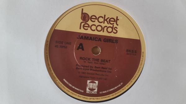 7inch Record JAMAICA GIRLS Rock The Beat BKS5 Becket Records 1982 UK Dance Electronica Used