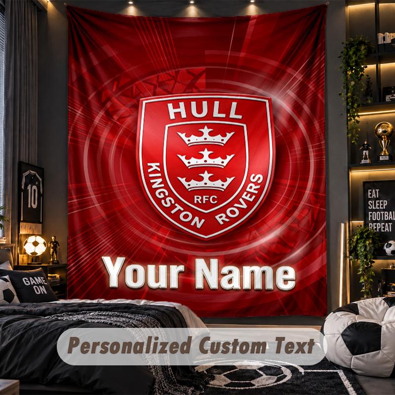 TapestryHull KR Custom Name Text Personalized Wall Hanging Tapestry Home Wall Decor