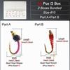18Pcs-2 Boxs Bundle Fly Fishing Flies 2 different styles Wet Flies Bait for Flishing Trout/carp Artificial Lure Accessories (with Flies Box)