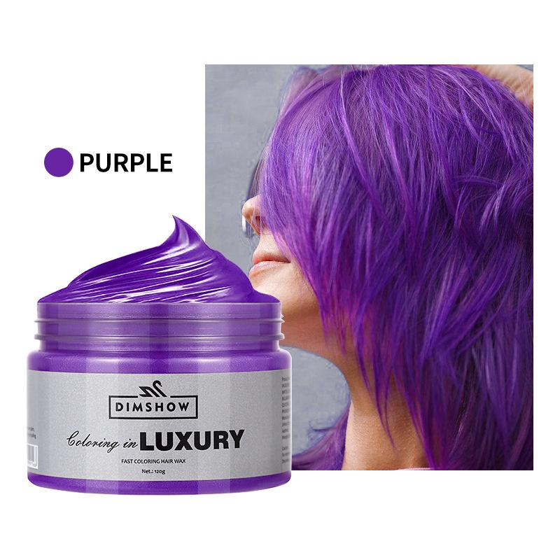 Одноразовый набор красок для окрашивания волос, воск, натуральный, красочный, удобный, безвредный, для окрашивания волос, 9 цветов на выбор