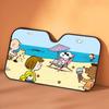 Cute Cartoon S-Snoopy Auto Windshield Sun Shade Personalized Picture Block UV Rays Sun Visor Protector Car SunshadeWindshield Sunshades 1