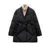 Feather 90 White Duck Down New National Standard Women's Simple Solid Color New Down Jacket Women's Coat