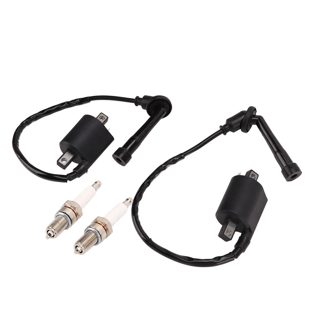 Motorcycle Ignition Coil Spark Plug Set 4VR 82320 00 00 Replacement for V Star 650 XVS650AT Silverado 2003‑2010