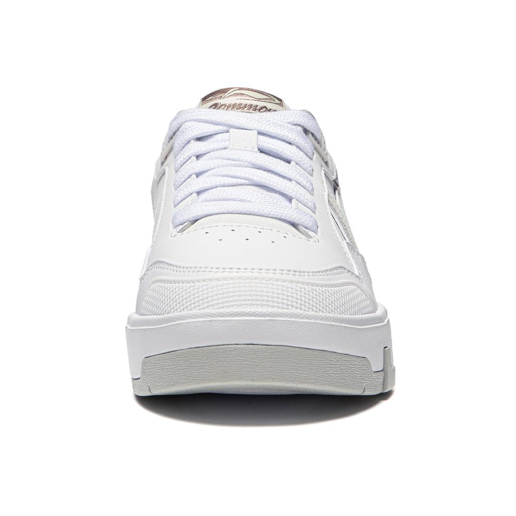 Li Ning Common 80s Fashion Comfortable Non-Slip Wear-Resistant Low-Top Skate Shoes Men Sneakers White AGCU157-2