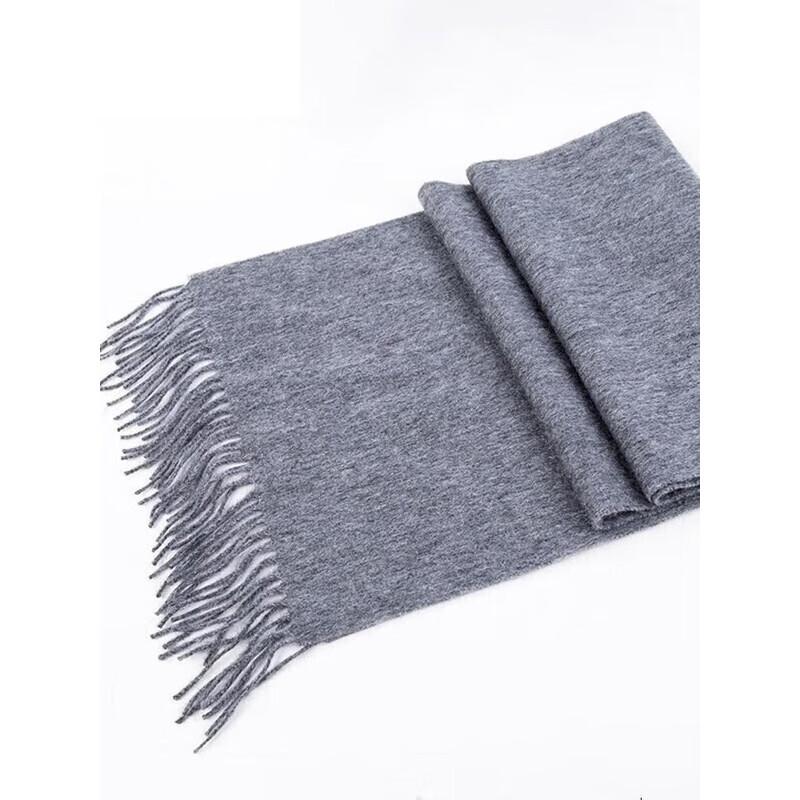 Hengyuanxiang Pure Wool Tassel Scarf