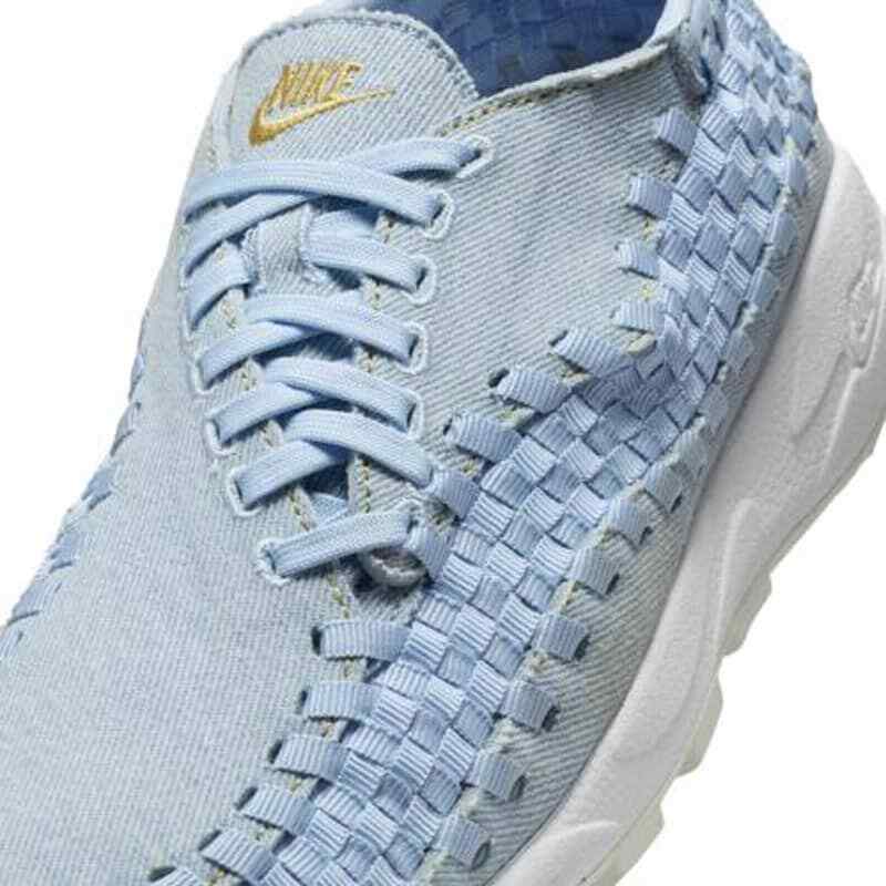 FV6103-400 Nike Air Footscape Woven Ледяно-голубые (Женский)