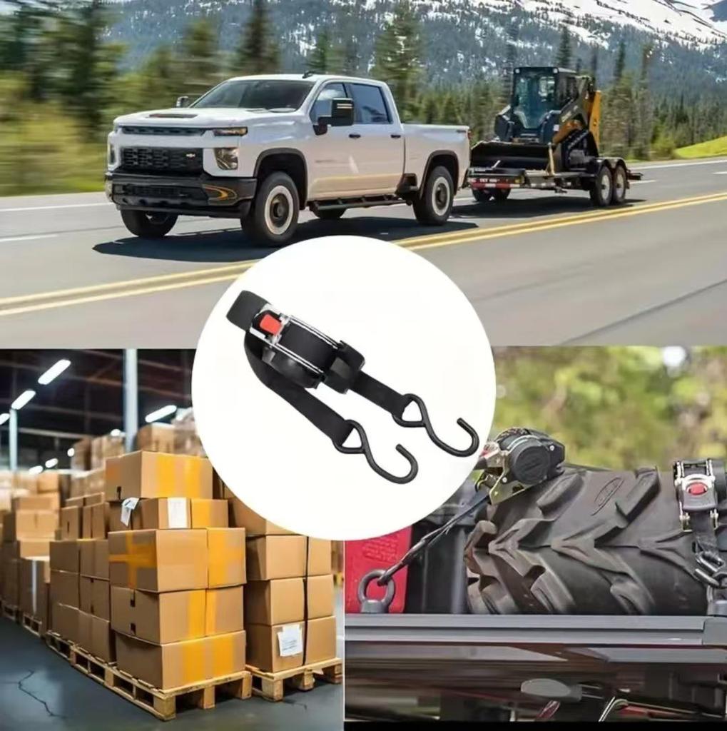 Автоматический натяжитель стяжной ленты для багажа и мотоциклов