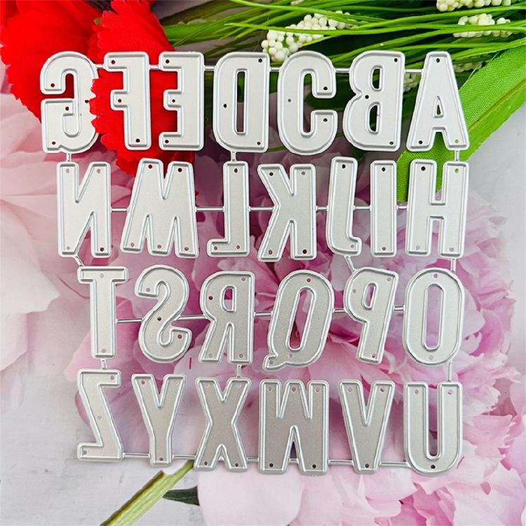Металлические высечки Буква Цифра Карточка Тиснение DIY Шаблон Фотоальбома Форма
