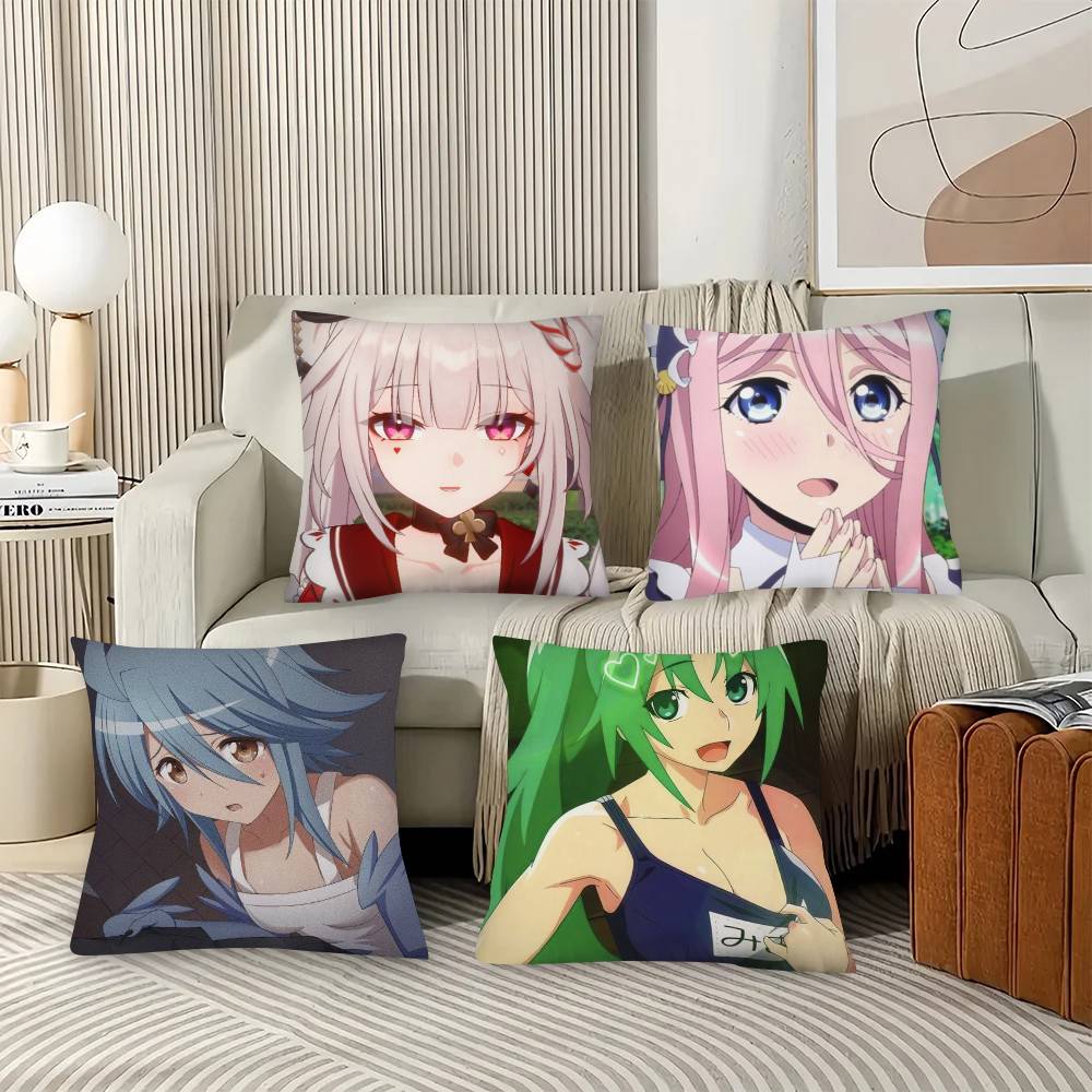 1 шт. Наволочка Monster Musume Модная квадратная наволочка Спальня Диван Комната Ins Декор Отдых