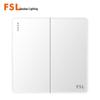 FSL Foshan Lighting Тип 86 10A Скрытый двухклавишный одноклавишный выключатель