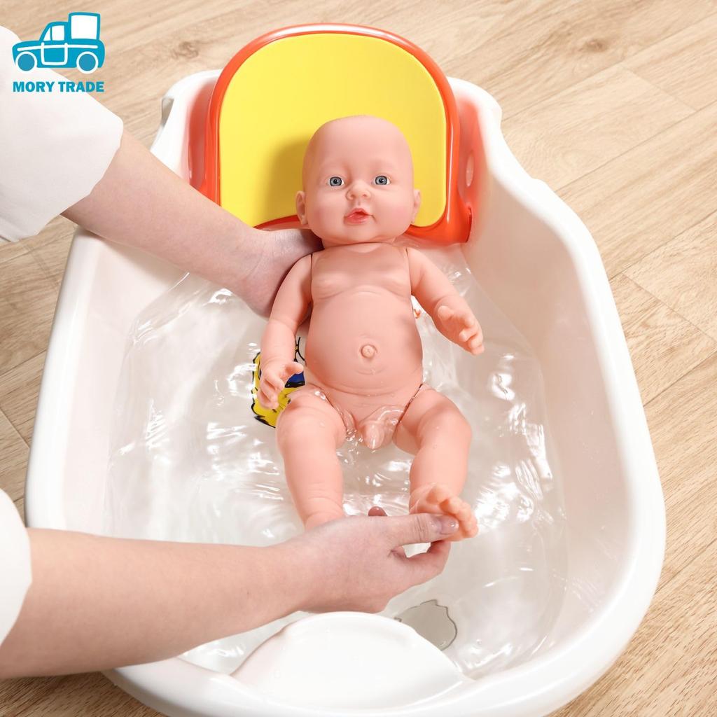 Morytrade Кукла Реборн Кукла Больница Игра Ванна Кукла Мама Двигающаяся Кукла Милая Кукла 40см 6+ (Мальчики + Одежда)