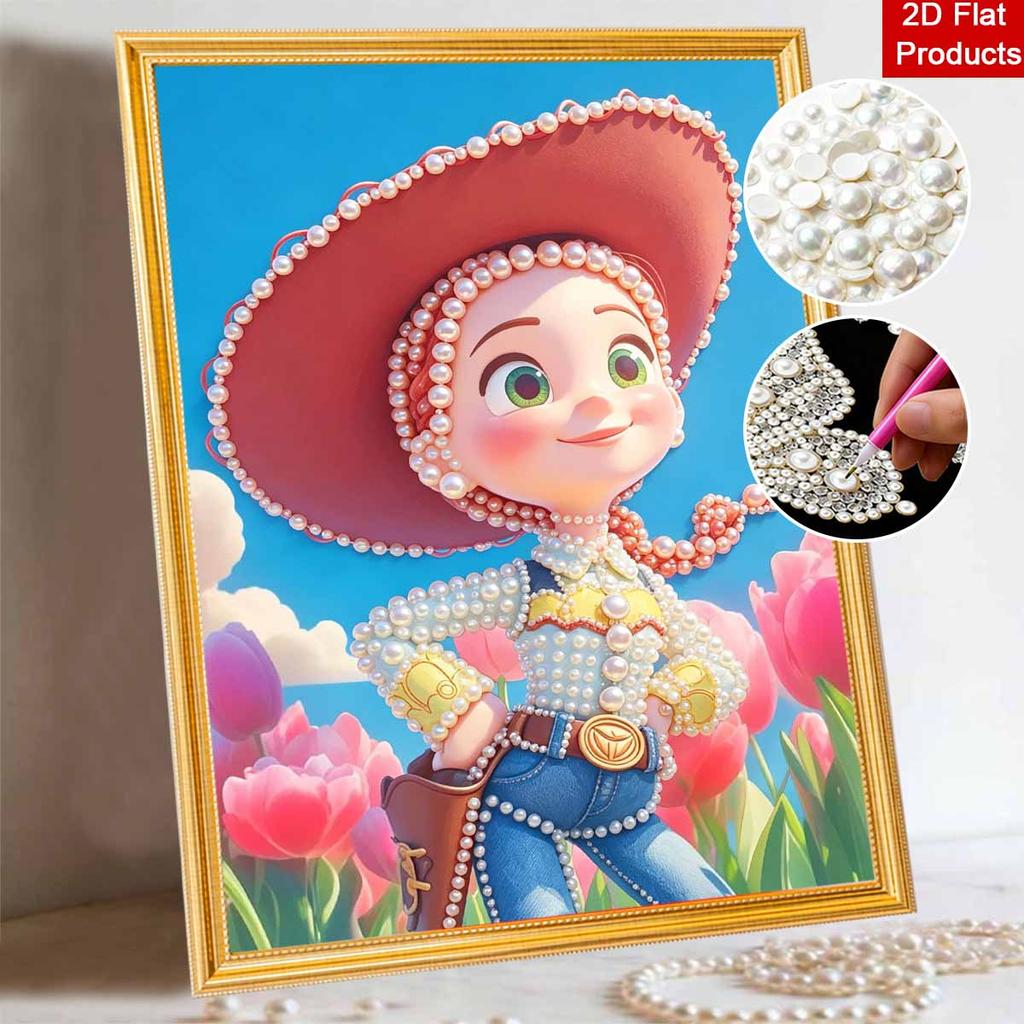 Disney Игрушка для рисования жемчугом История игрушек Триш Ручная работа DIY Картины с жемчугом и драгоценными камнями Поделки Особая форма Декор для стены дома