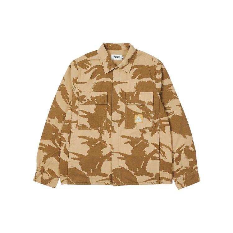 Palace Canvas Desert Camouflage Denim Jacket Unisex Jacket Yellow P20SHT034