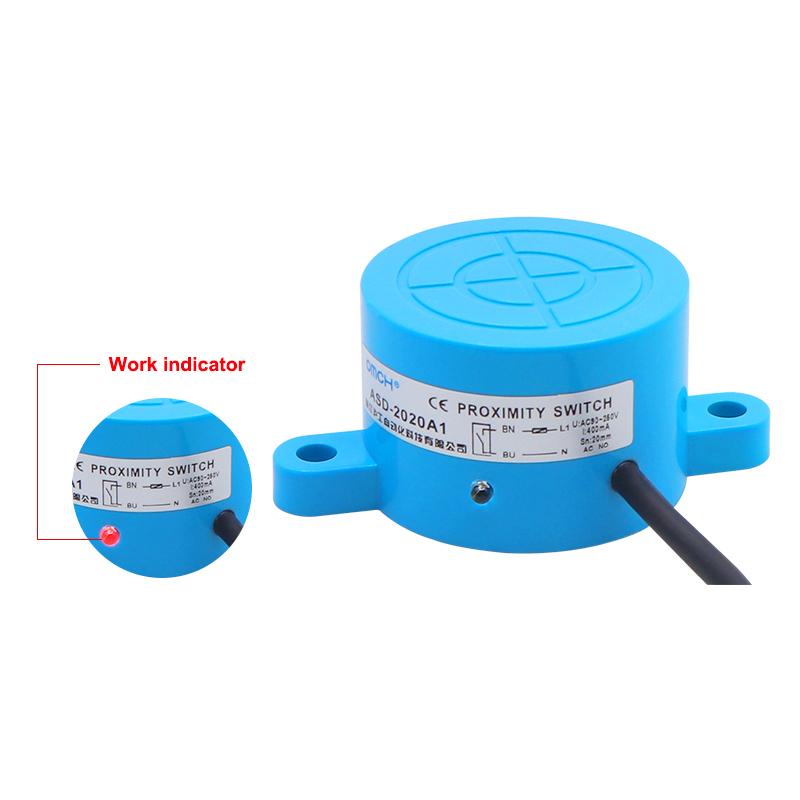 SD-3020 20 мм расстояние срабатывания круглый металлический индукционный датчик приближения два или три или четыре провода NPN PNP NO NC