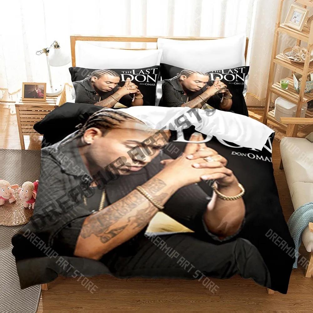 3D Print Don Omar Bedding Set Single Twin Full Queen King Size Bed Set Adult Kid Bedroom Duvetcover Sets Print Anime Bed Sh