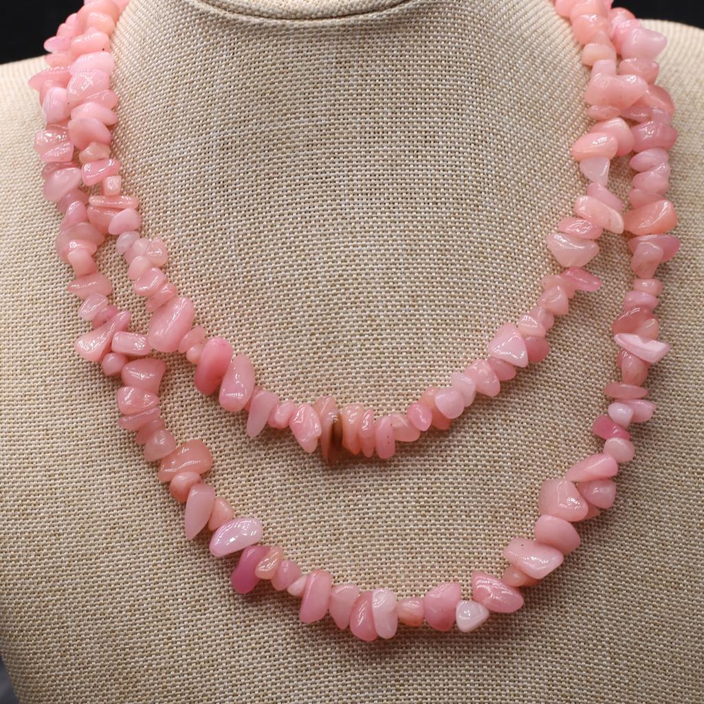 Бусины из натурального камня амазонит/зебра, гравийные бусины для изготовления ювелирных изделий, ожерелье, серьги, браслет, аксессуар, длина 80 см