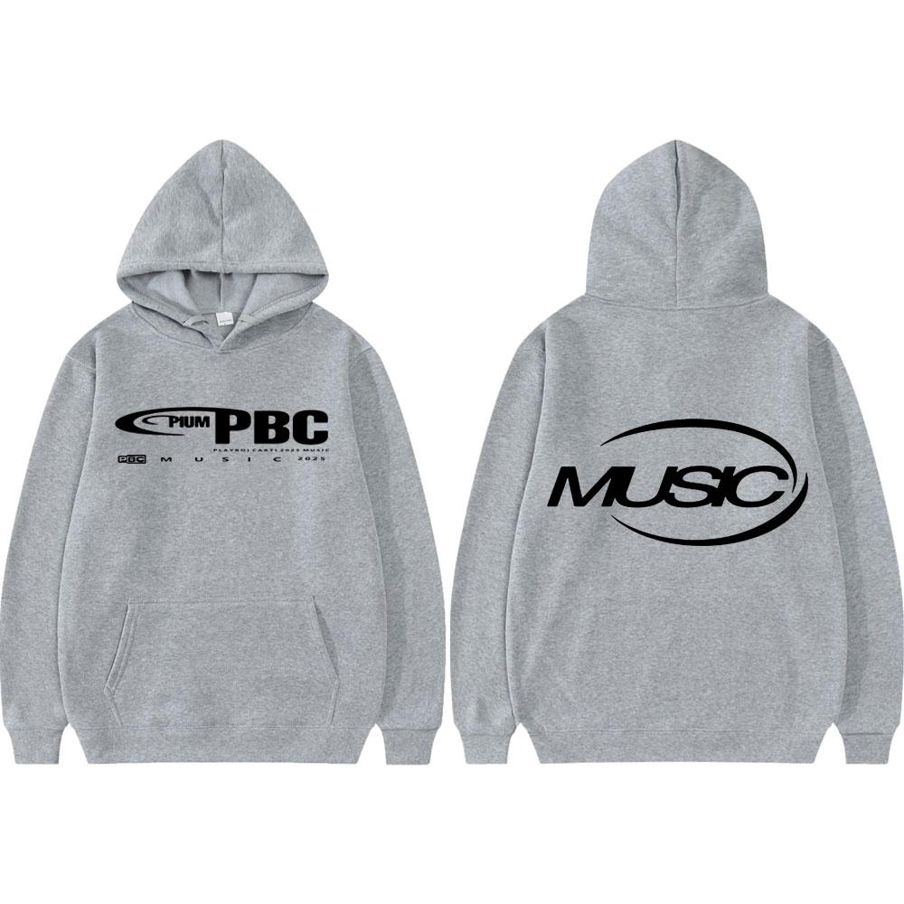 Рэпер Playboi Carti Я Музыка Мерч Худи Мужской Женский Хип-Хоп Винтажные Толстовки с Капюшоном Мода Повседневные Оверсайз Пуловеры
