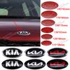 Colqeb1 ABS Для Sportage Ceed Cerato Optima Sorento Picanto Soul Rio Автоаксессуары Передняя эмблема капота автомобиля Наклейка на значок заднего багажника