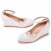5 Cm Short Heel Pedicure Slim High Heels Women's Shoes Heels High Heels Casual Shallow Buckle Round Toe Single Shoes Bride