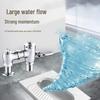 Pujiaya Ret retractable Squat Toilet Foot Pedal & Hand Press Flush Valve