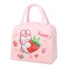 Сумка Bento с застежкой-молнией и усиленной ручкой, большая вместимость, милый мультяшный термосумка для обеда, сохранит свежесть еды в течение нескольких часов