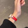 Совместимый Xiaomi Band 10/9/8 и Универсальный Apple Watch Женский Милый Зеленый Красный Ремешок