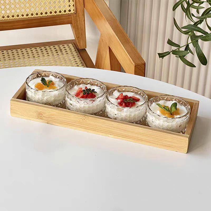 1 шт. Элегантные стеклянные десертные чашки для мороженого с крышками - Идеально подходят для пудинга, йогурта и джелато - Идеально для домашнего и коммерческого использования