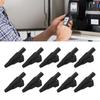 10Pcs J.60032 Banana Test Clip   Enclosed Electrical Test Clips with 4mm   for Electronic Instruments