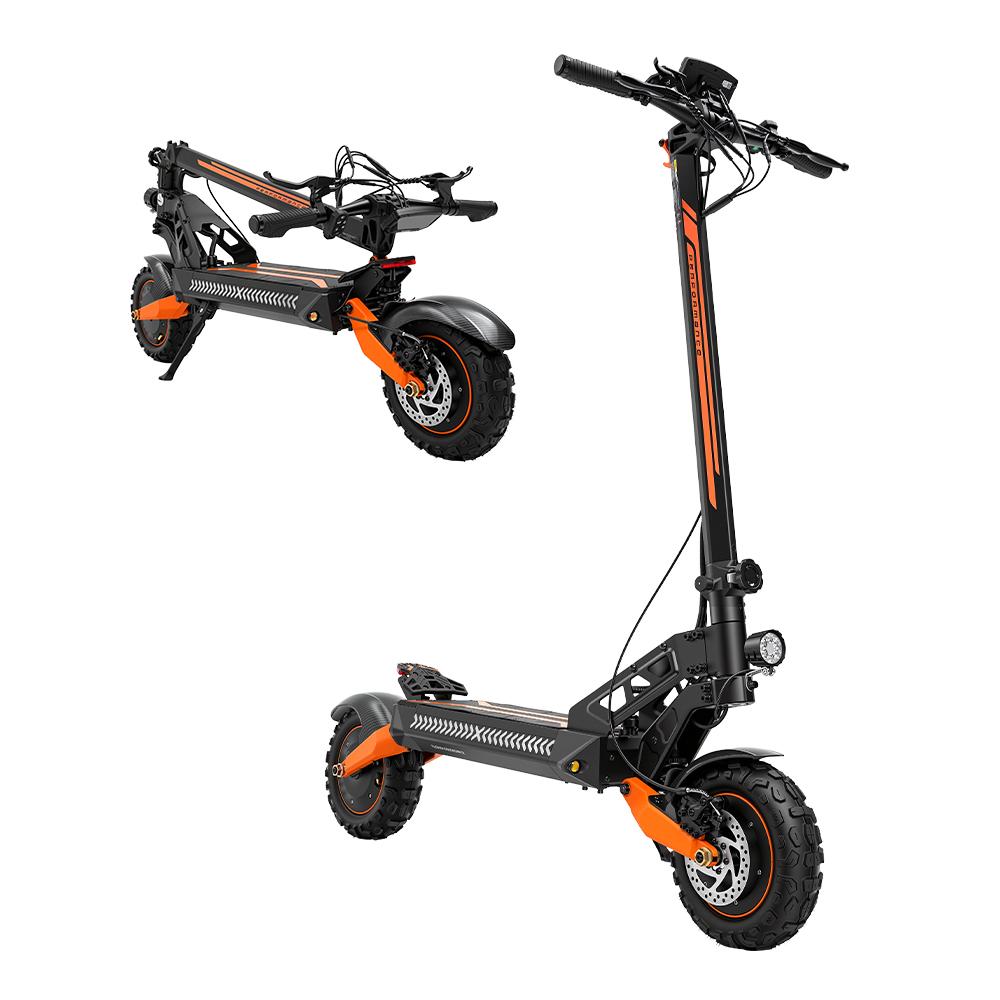 iScooter W12 Adult Electric Scooter Dual Motors 1500W*2 Powerful Engine 52V25AH Battery 11 Inch Off-Road Tires All-Terrain Foldable E-Scooter