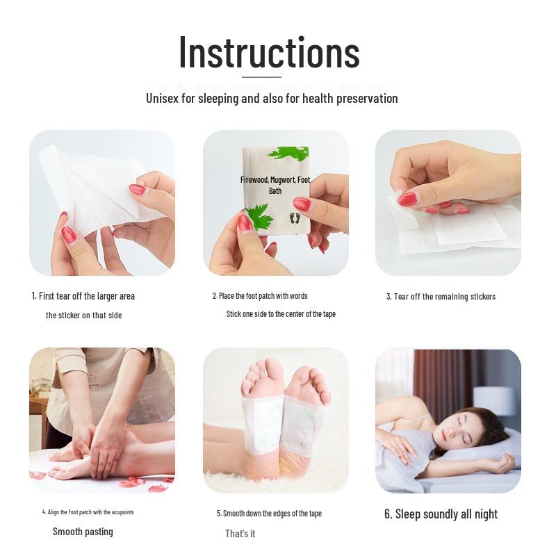 Mugwort Foot Patch Sleep Mask for Home Use