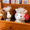 Fluffy Simulation Stuffered Pony Doll PP Cotton Long Hair Horse Stuffed Doll  Birthday Parties