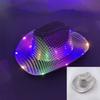 Wireless LED Western Cowboy Hat Light Up Cowboy Hat Disco Bride Pink Cowgirl Hat Concert NightClub Wedding Costumes Accessories