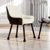 4PCS Built-in Metal Strip Chair Leg Protective Pad Chair Leg Anti- Slip Cover  Hardwood Flooring