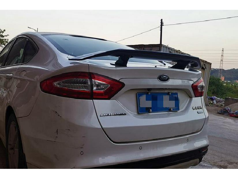 Задний спойлер ABS с текстурой под карбон, без сверления, для спортивных автомобилей GT - Стиль B 'Крыло самолета'