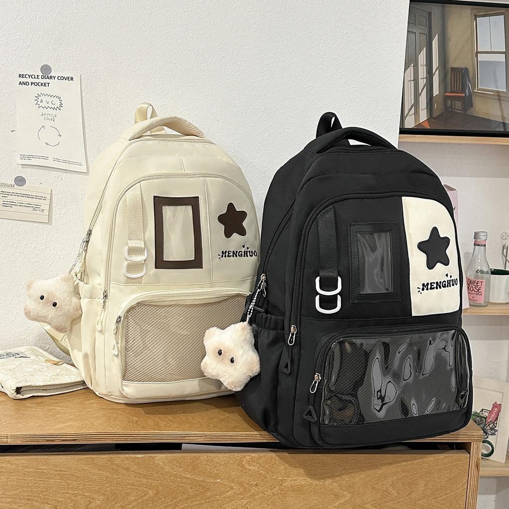 Schoolbag1011 new sweet primary school junior high school student backpack Korean version high value backpack large capacity schoolbag wholesale