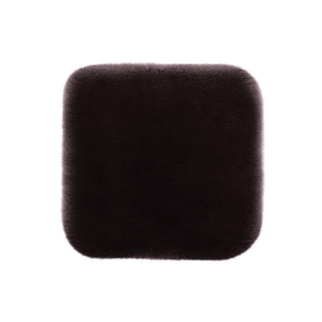 Меховой плюшевый чехол на автомобильное сиденье, подушка для сиденья, зимняя теплая подушка спереди и сзади