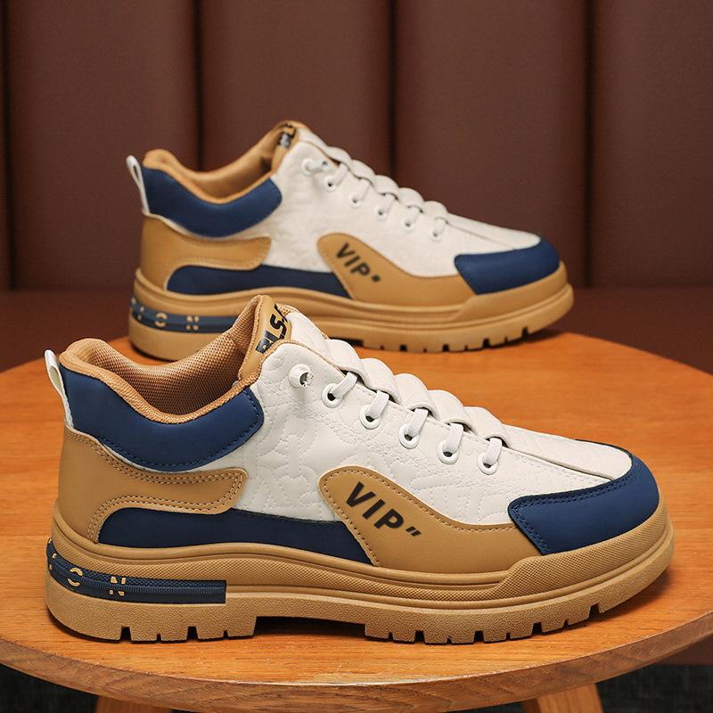 Men'S Shoes Breathable Tooling Shoes Men'S Trend Non-Slip Wear-Resistant Sports And Leisure Board Shoes Labor Insurance Shoes
