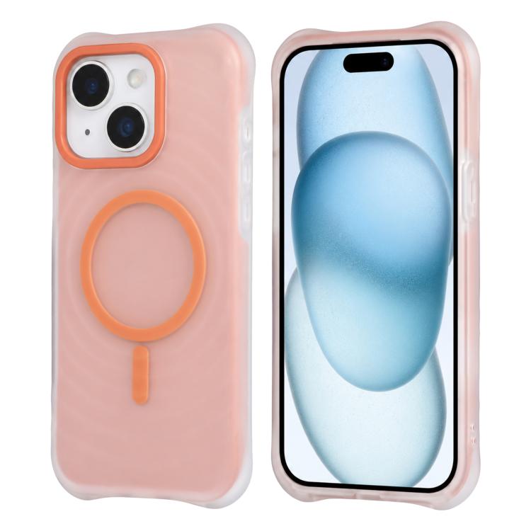 Transparent Color Airbag Shockproof Magnetic PC+TPU Protective Phone Case For iPhone 16 Pro