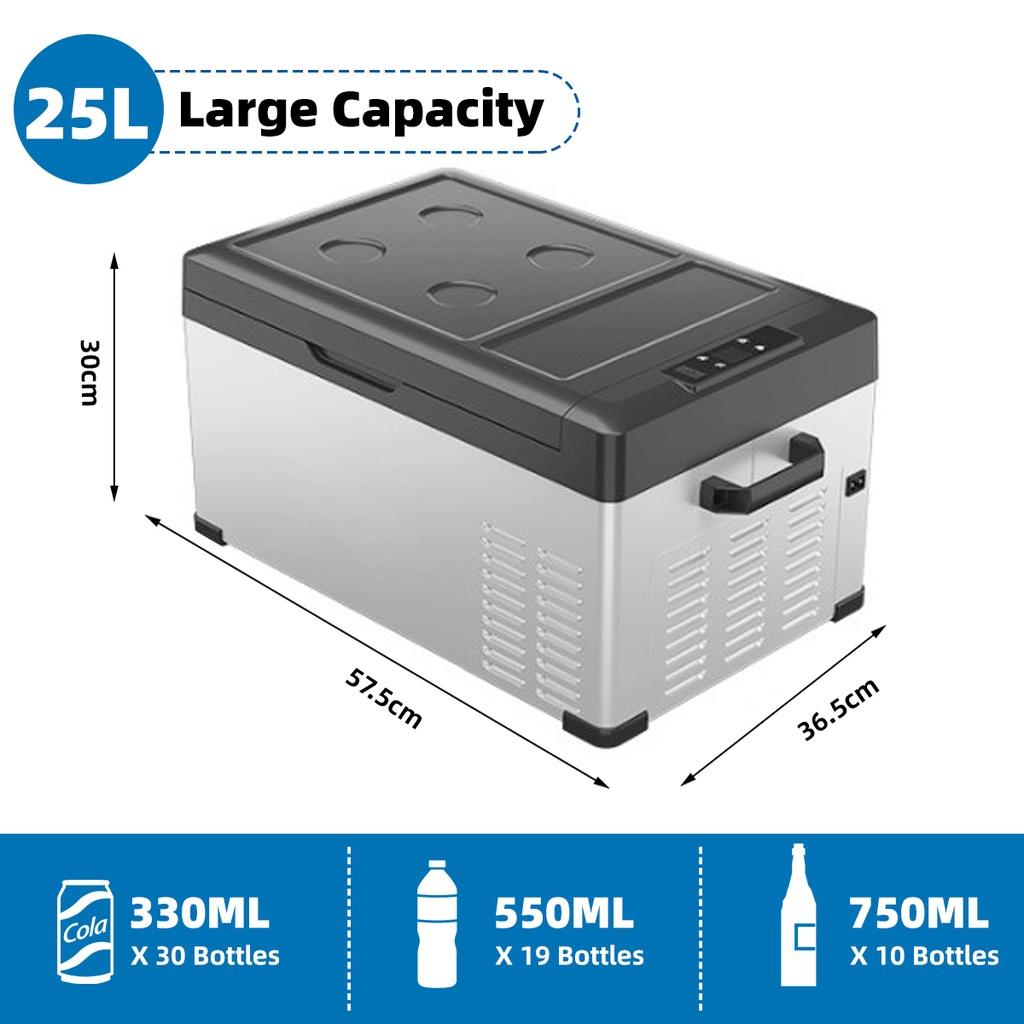 15/20/25/30/40/50л автомобильный холодильник/морозильник портативный электрический компрессорный охладитель для автомобиля и дома управление через приложение опционально