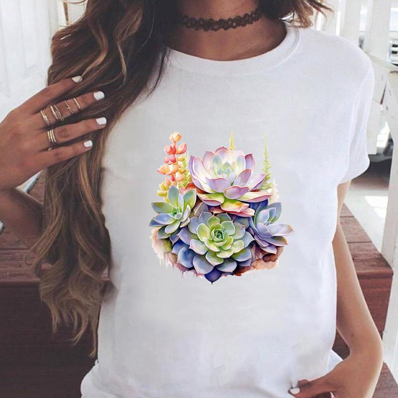 (Азиатский размер) Повседневная женская мода принт с коротким рукавом футболки с милой бабочкой 90-х одежда T женский топ с графическим принтом футболка