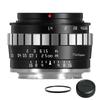 TTArtisan 23mm Manual Large Aperture Lens for Fujifilm X XF Mount Cameras F1.4 APS-C X-PRO1 X-PRO2 X-E1 X-E2 X-E3 X-H1 X-T1 X-T10 X-T2 X-T3 X-T20