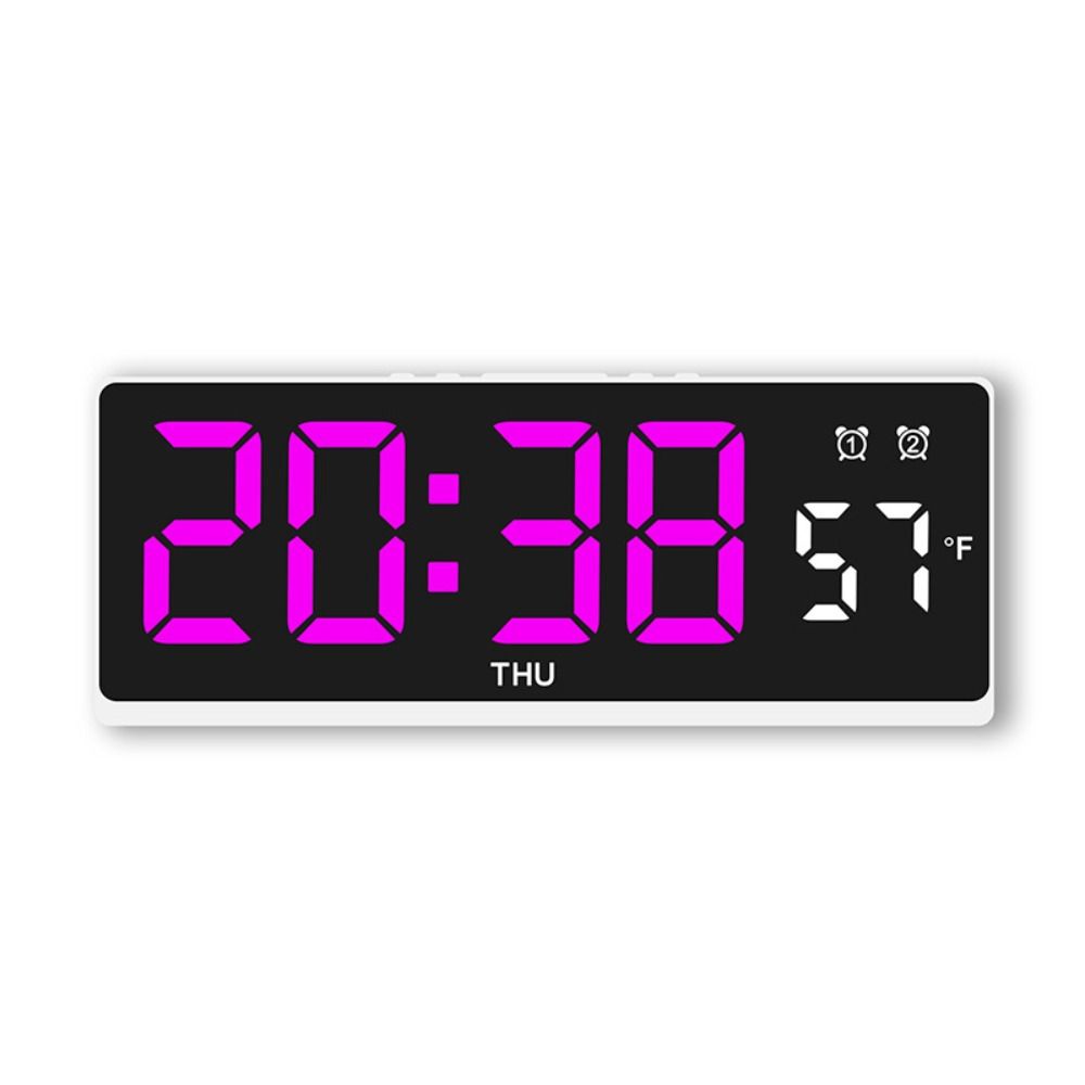 Многофункциональные цифровые светодиодные часы с дисплеем температуры, настольные часы, новые электронные настенные часы