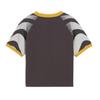 Puma X KidSuper Studios Fashionable Versatile Soft Trendy Short Sleeve Raglan T-Shirt Women tops Black Gray 631668-78