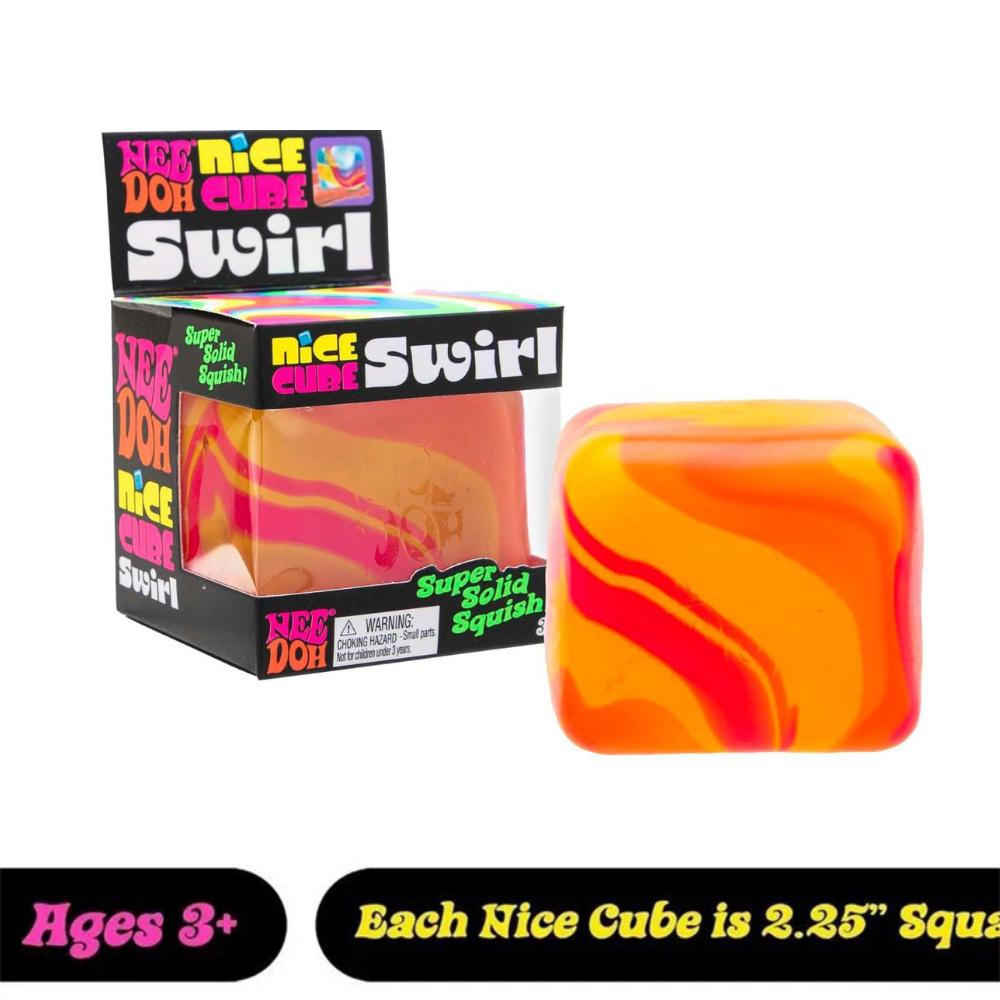 Needoh Nice Cube Антистресс Сенсорный, Игрушка от Тревоги и Для Концентрации, Сенсорный Куб Настольный Для Взрослых И Детей
