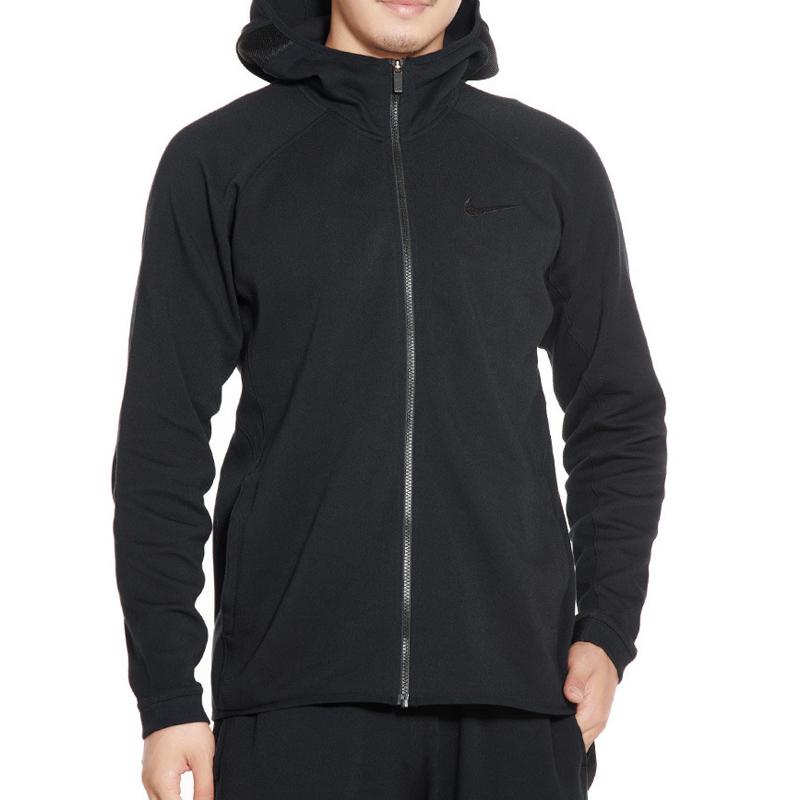 Nike Вязаная куртка с капюшоном мужская верхняя одежда черная AT3225-010